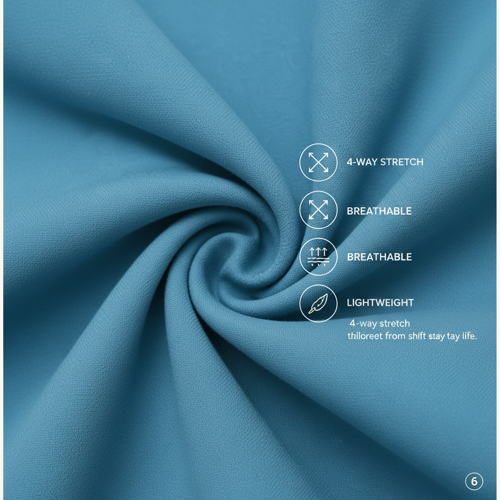 4-way stretch fabric close-up