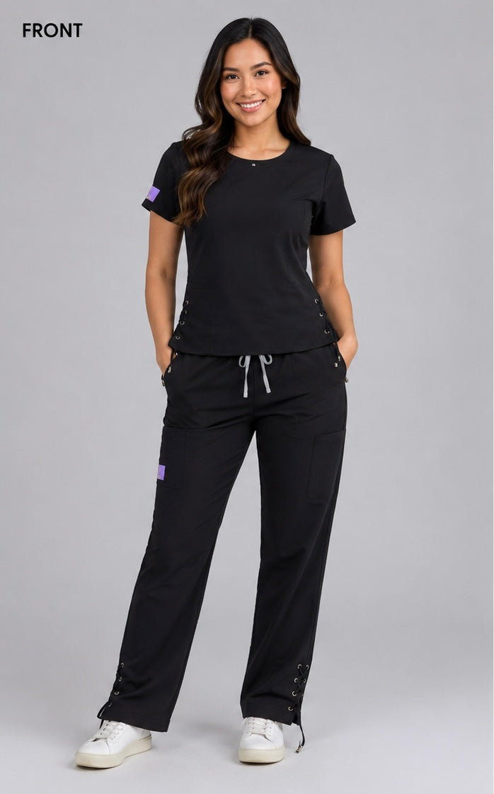 LeisureVybz™ Harmony Lace Scrub Set