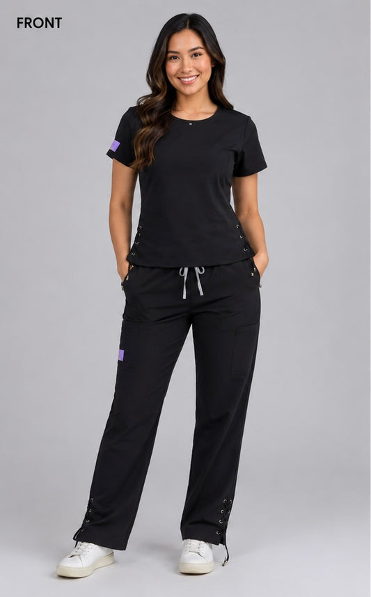 LeisureVybz™ Harmony Lace Scrub Set