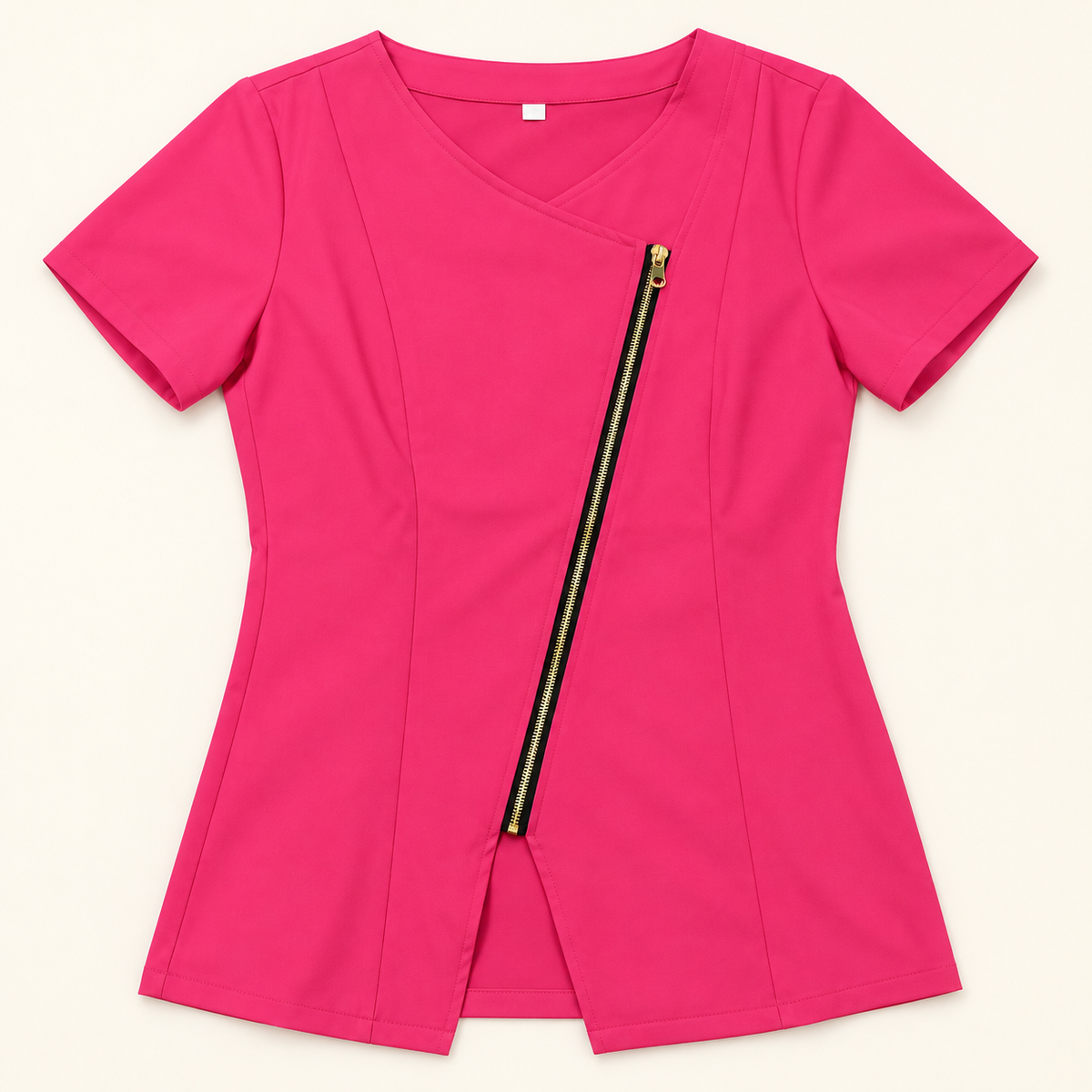 LeisureVybz™ Zip Performance Scrub Top