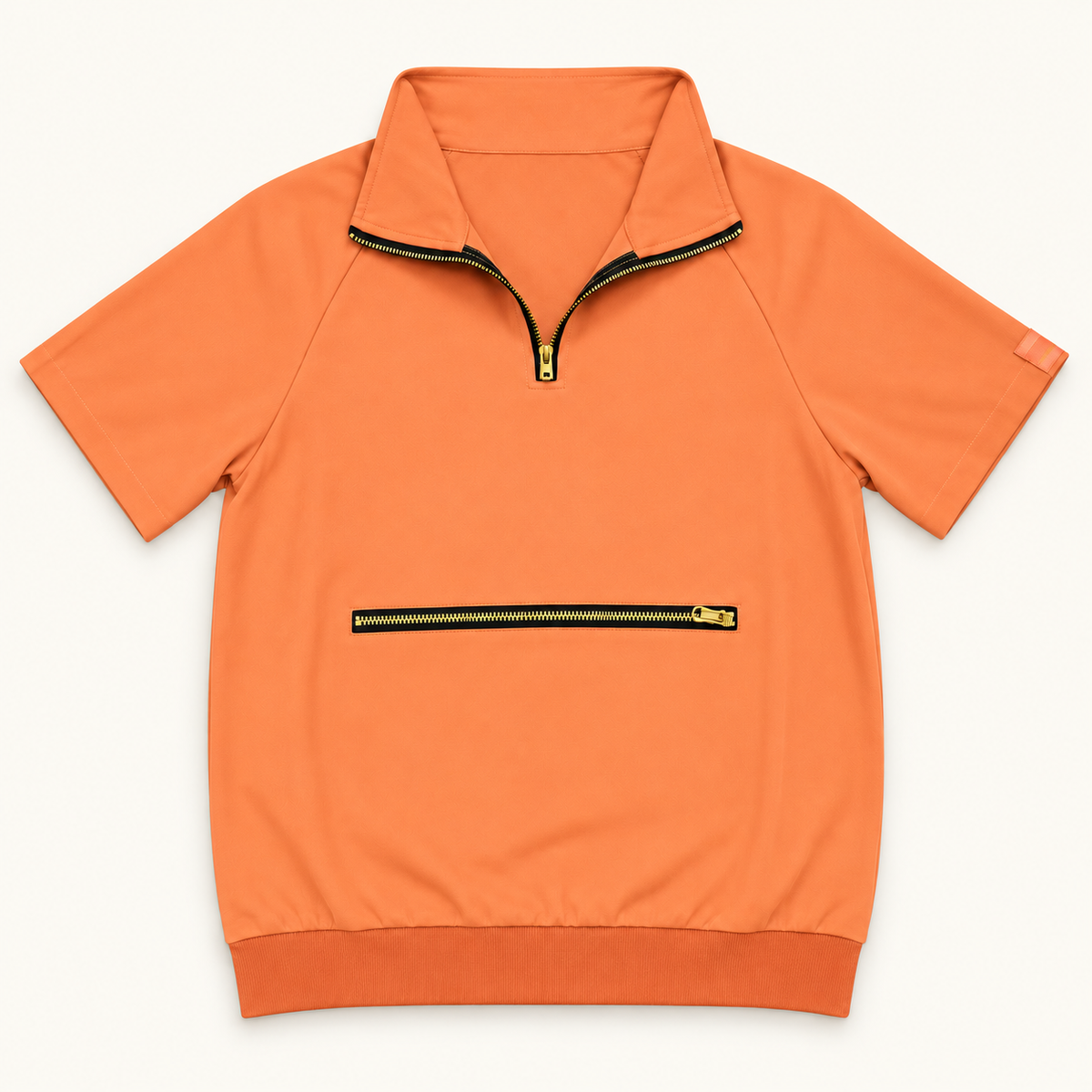 LeisureVybz™ FlexZip Short Sleeve Scrub Top