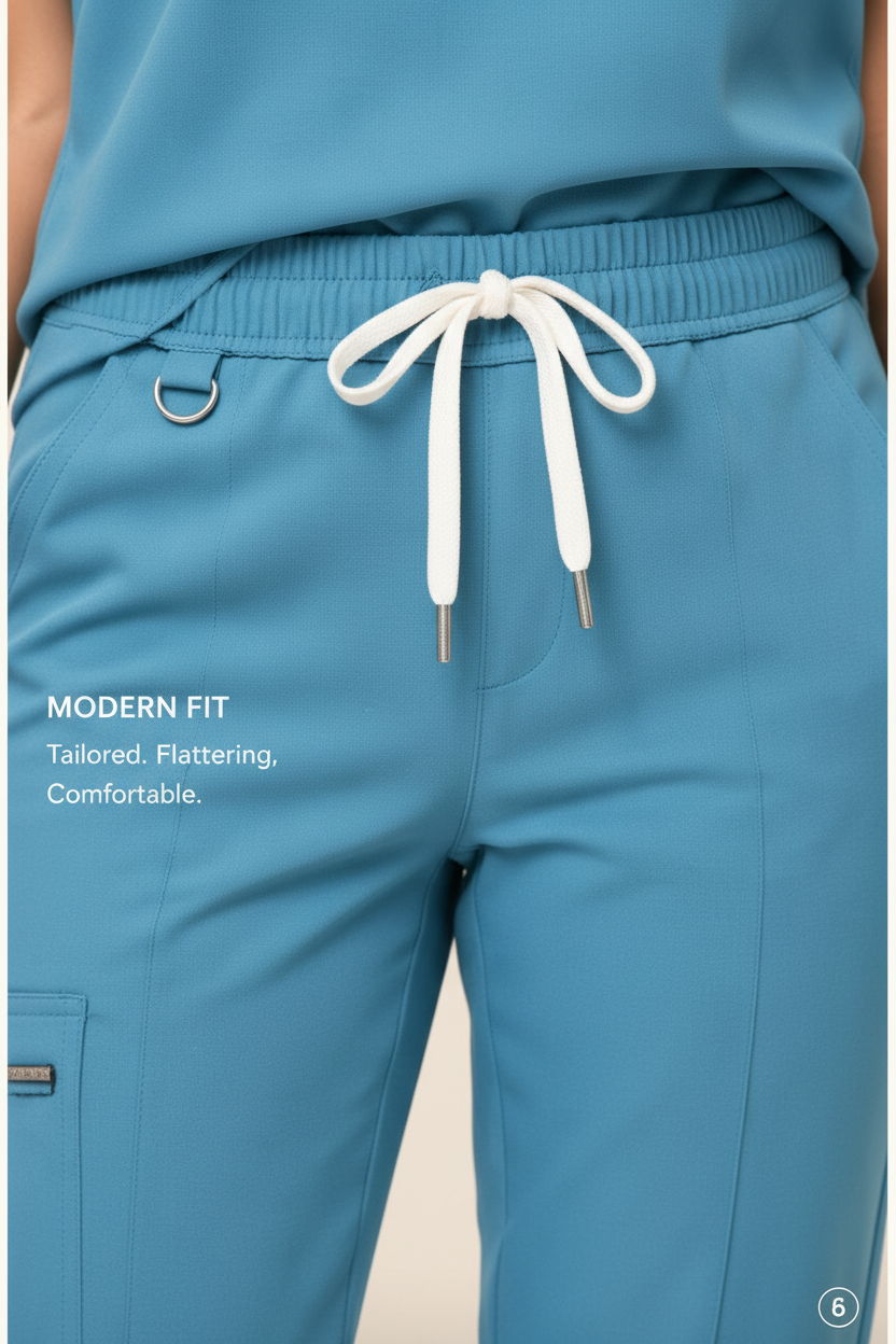 Waistband/modern fit detail